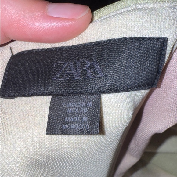 Chic Strapless Pastel Dress from Zara - Picture 6 of 6